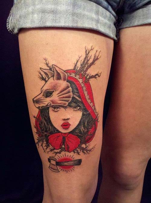 red riding hood tattoo