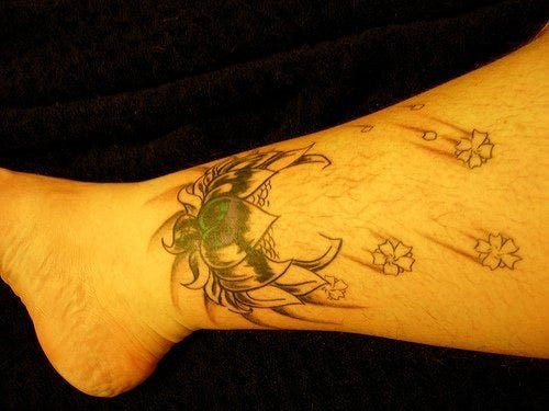 Ankle Tattoo 1071