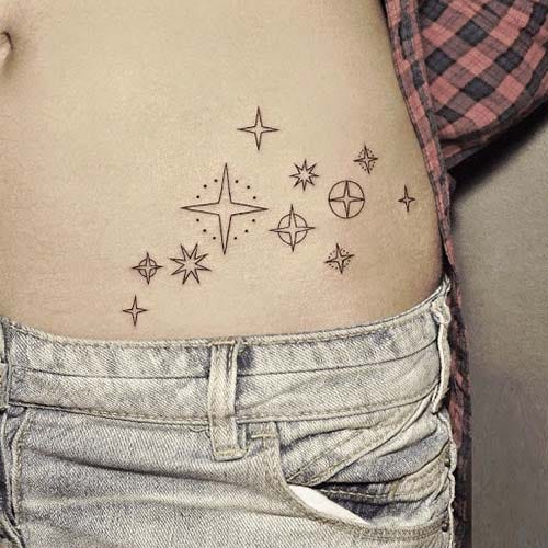 cute woman tattoo