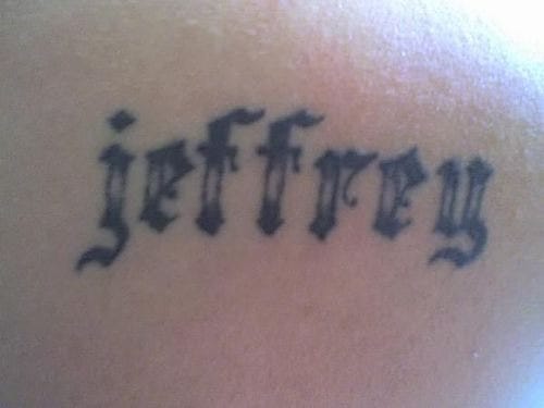 tattoo written texts 542