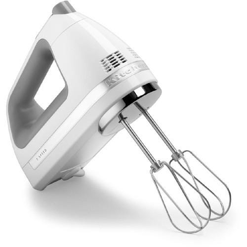 KitchenAid KHM7210WH 7 Speed Digital Hand Mixer - White