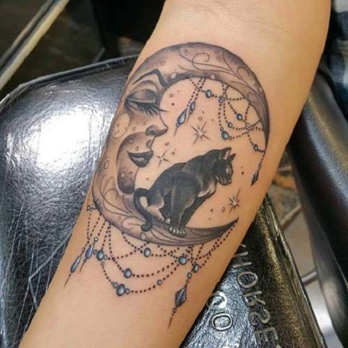 moon tattoos moon tattoos 8