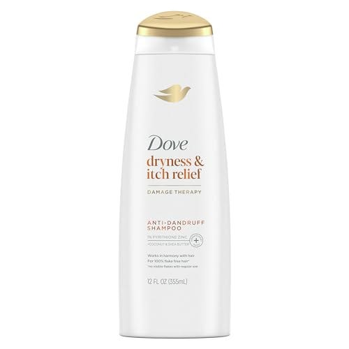 Dove DermaCare Scalp Anti Dandruff Shampoo Dryness and Itch Relief for Dry and Itchy Scalp Dry Scalp Treatment with Pyrithione Zinc 12 fl oz