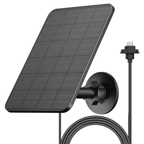 Solar Panels for Blink Outdoor Camera,4W Solar Charger for Blink Outdoor 4 (4th Gen), IP66 Waterproof Solar for Blink Outdoor Camera with 13.12Ft Charging Cable & 360°Adjustable Mount