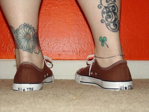 1052 Ankle Tattoo