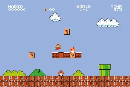 Super Mario Bros., a classic platform game
