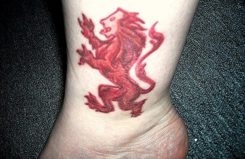 1026 Ankle Tattoo