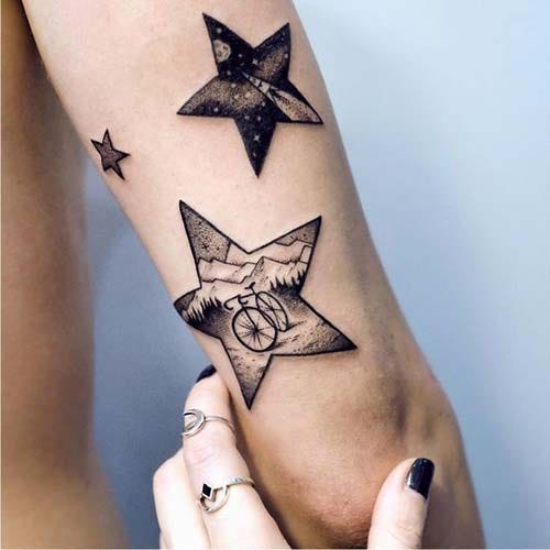 forearm star tattoo art tumblr