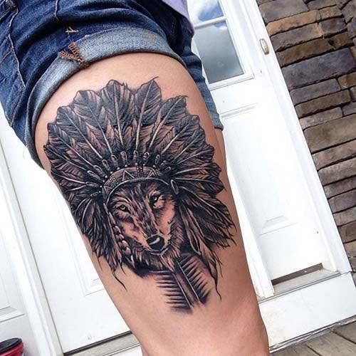 upper leg tattoos for women upper leg tattoos for women 2