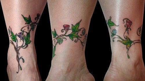 Ankle Tattoo 1144