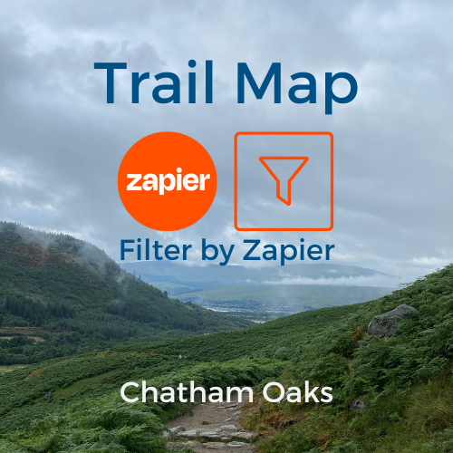 Filter by Zapier trail map