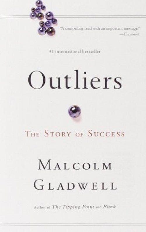 Book cover image of Outliers: the story of success