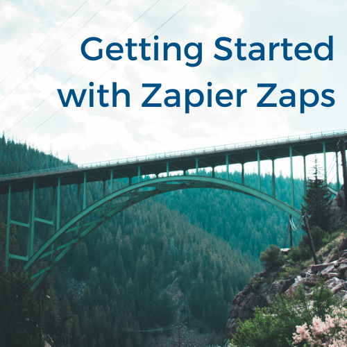 getting started with Zapier Zaps