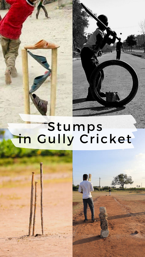 Stumps in Gully cricket