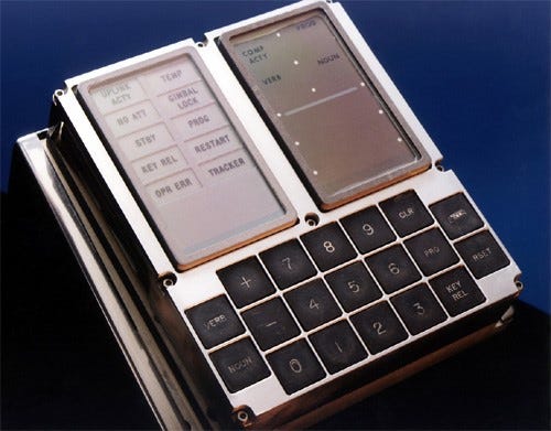 Figure 1: Apollo computer DSKY user interface unit