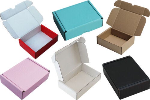 Cardboard Containers Suitable for Packaging