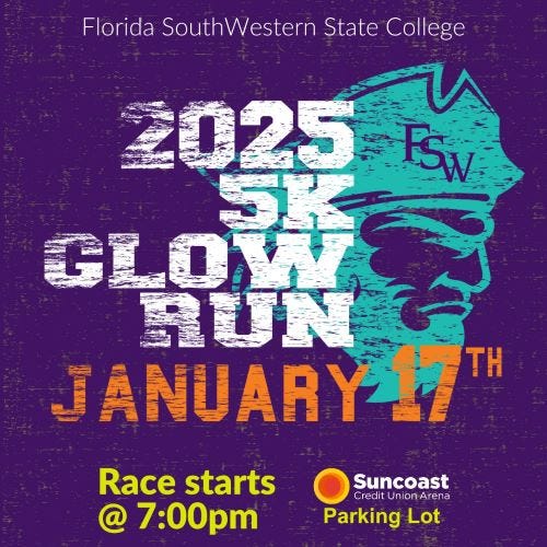 50% Off the FSW 5k Glow Run for Students