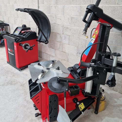 A Tyre Changer and Balancer Package