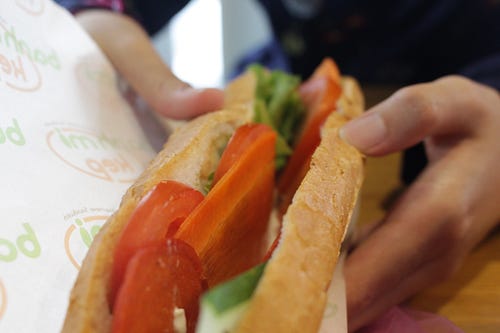 banh mi vietnam trip our first banh mi