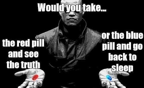 Red pill or blue pill-What is the red pill and why is red pill community growing fast