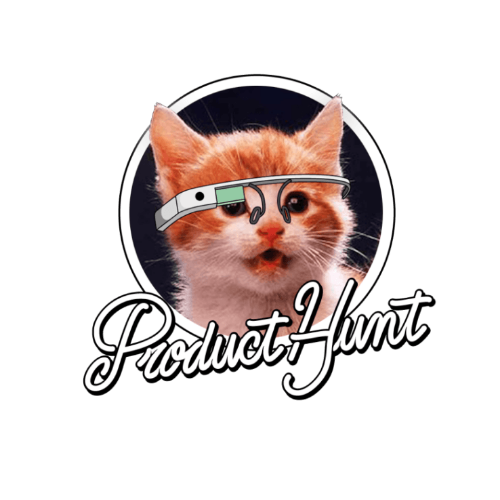 An old Product Hunt logo featuring a cat. There’s attribution here too.