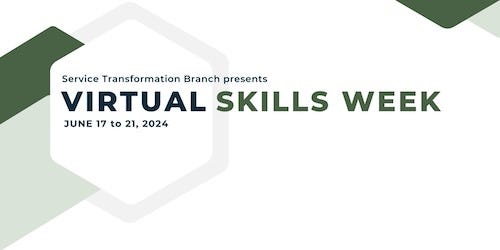 Logo for Virtual Skills Week communications.
