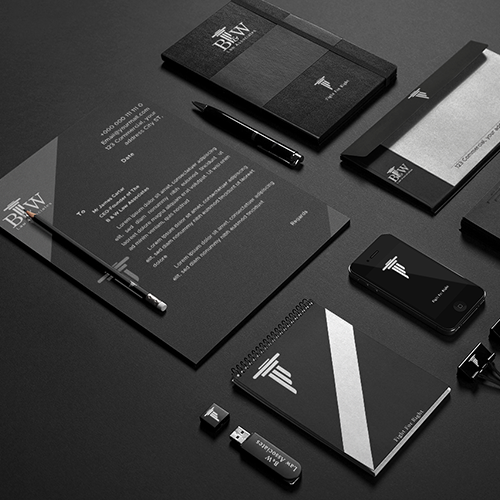 Branding Design of B & W Law Associates