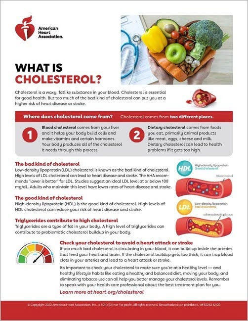 High Cholesterol  Cholesterol  