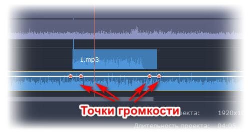 Звук в Movavi Video Editor Plus