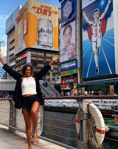 Naomi Osaka in Osaka