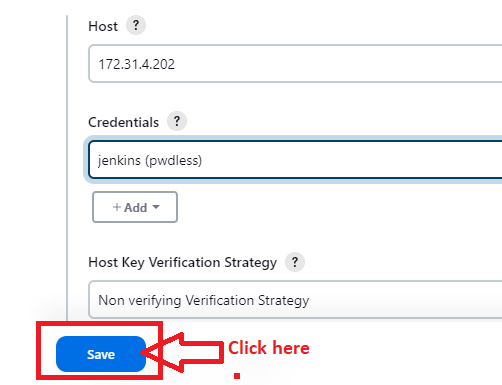 Save Credentials