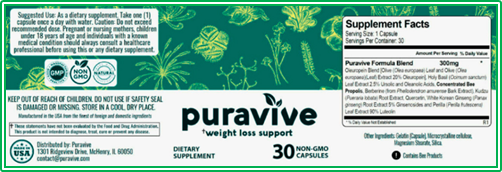 Puravive Reviews  — highlighting its effectiveness in Weight loss and Weight management. The image emphasizes the use of Natural ingredients for Fat burning and Metabolism boosting. It provides insights into Puravive’s innovative formula while dispelling any notions of scam associated with the supplement.