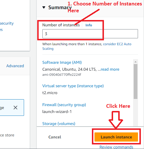 Launch Instance