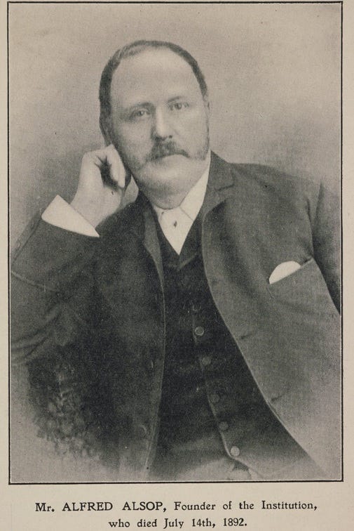 Photograph of Alsop founder of the Mission