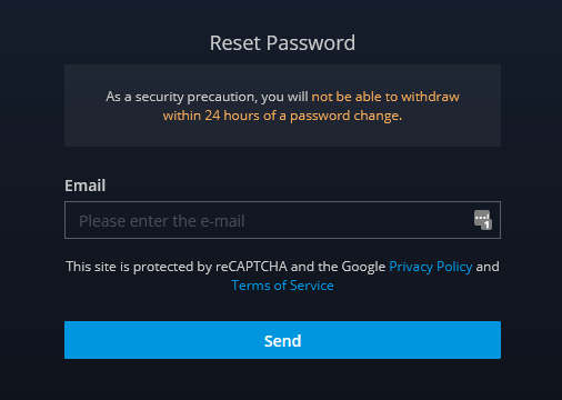 Reset Password Endpoint