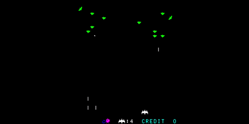 Gameplay gif of stage 3, with a different attack pattern for the enemies.