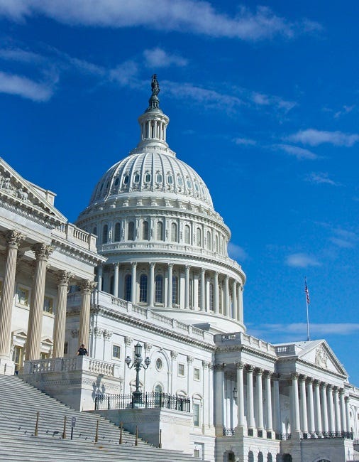 Capitol building by Ken Kistler, public domain