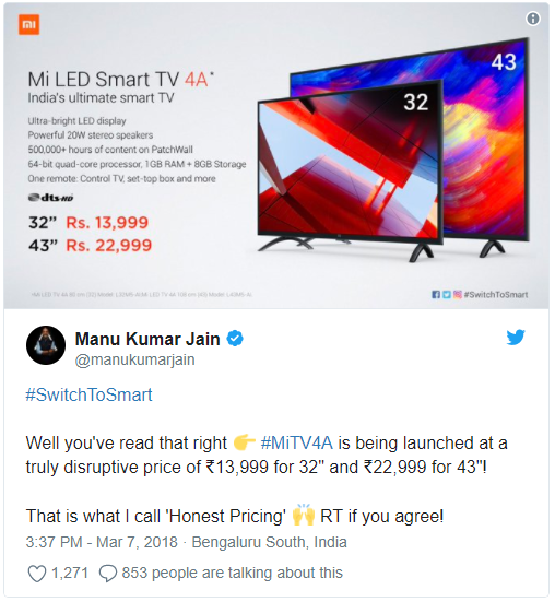 Xiaomi Mi TV 