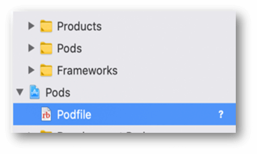 Podfile in Xcode