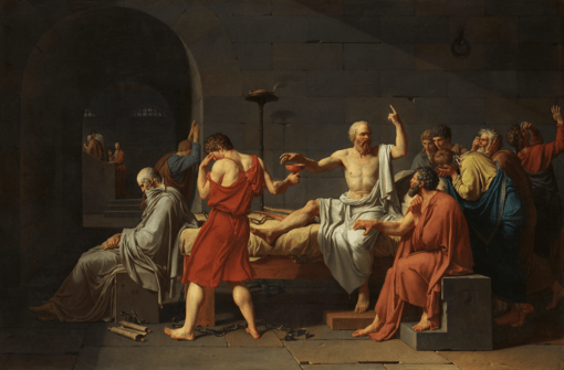 socrates being handed poison