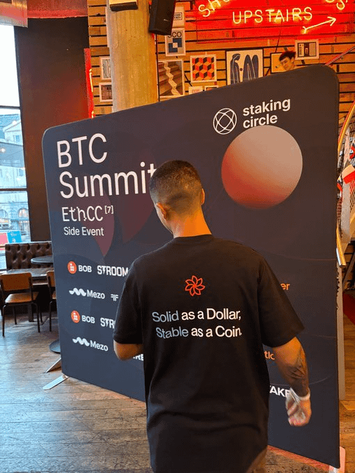 Picture at Ethereum Community Conference Side Evente— BTC Summit