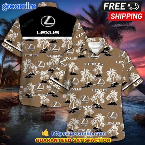 Lexus Tropical Coconut Hawaiian Shirt Beach Short