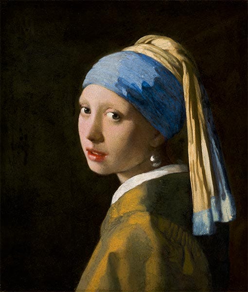 The Girl with a Pearl Earring, c.1665/66 — Johannes Vermeer