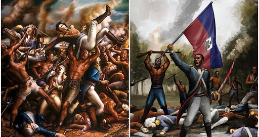 Images depicting the Haitian revolution.