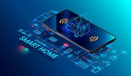 Connected home using AI and smart technology