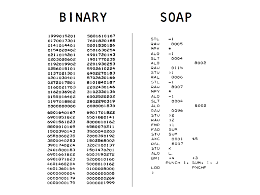 Differences between binary and SOAP
