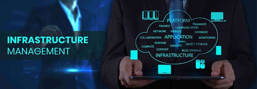 Looking for a reliable infrastructure management company? Our expert team provides comprehensive infrastructure management services tailored to your business requirements. We specialize in maintaining and optimizing IT infrastructures, ensuring seamless operations and minimizing downtime. Our services include network management, data center operations, cloud infrastructure, cybersecurity, and more.