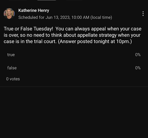 Protecting Your Rights BEFORE and DURING An Appeal – True or False Tuesday S2E20