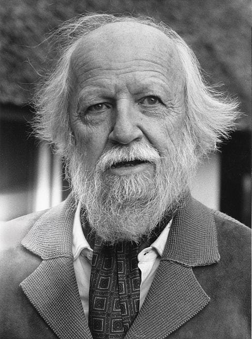 Photograph of William Golding, author of Lord of the Flies