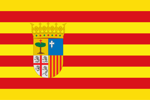 亞拉岡(Aragón)自治區旗幟(bandera)